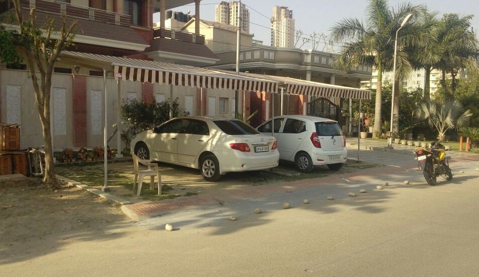 برجولات خشب للحدائق